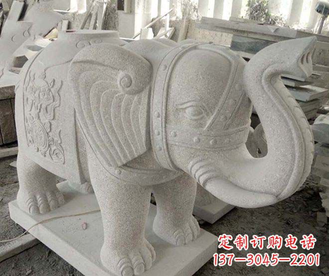 河南令人惊叹的大象石雕