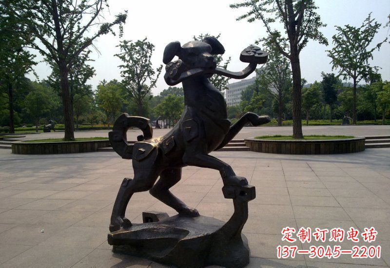 河南精美动物铜雕
