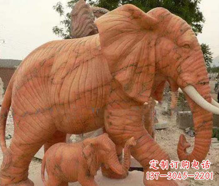 河南精美石雕动物雕塑