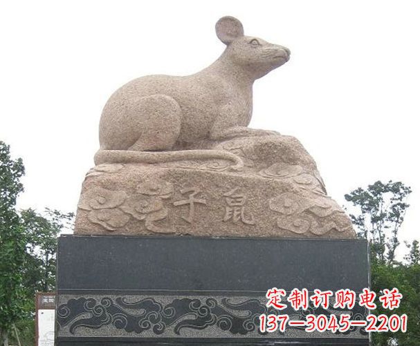 河南艺术精美动物石雕