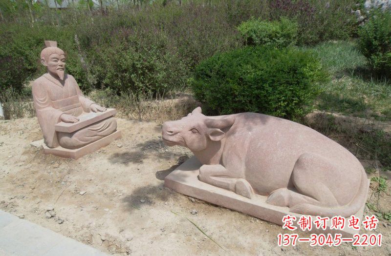 河南公园对牛弹琴石雕
