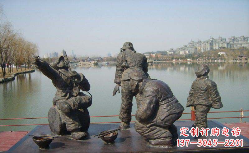 河南精美中式二胡雕塑