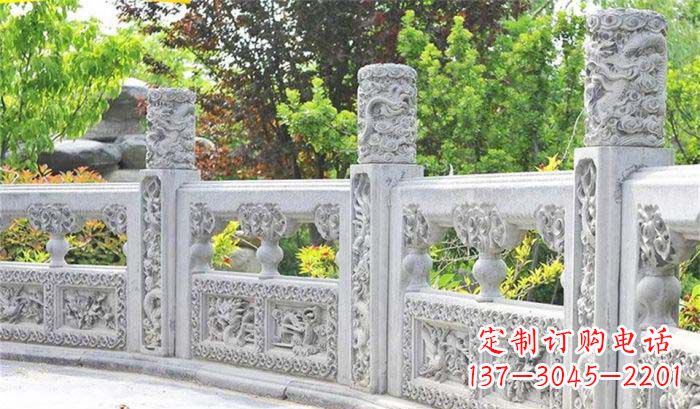 河南公园仿古石栏板雕塑