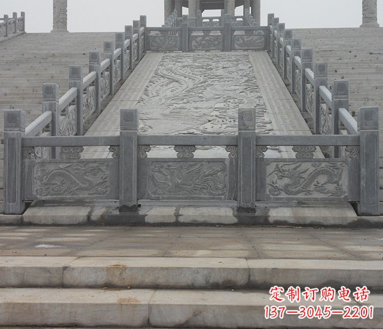 河南精美的仿古石栏板雕塑