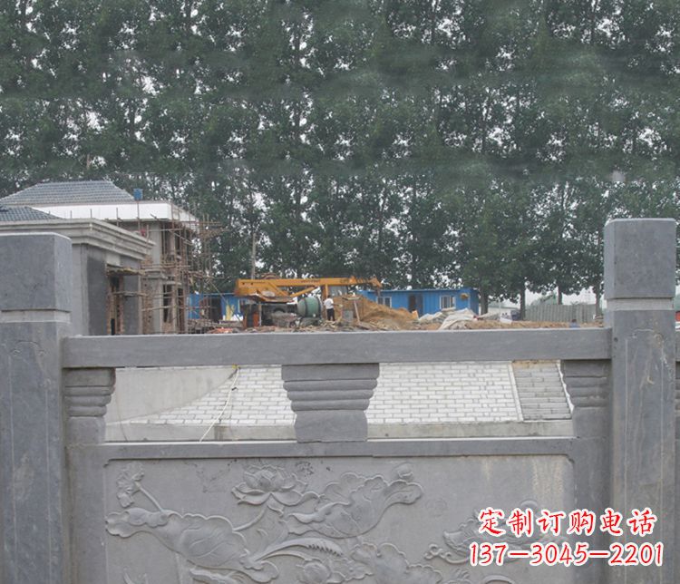 河南独特的仿古公园石栏板雕塑