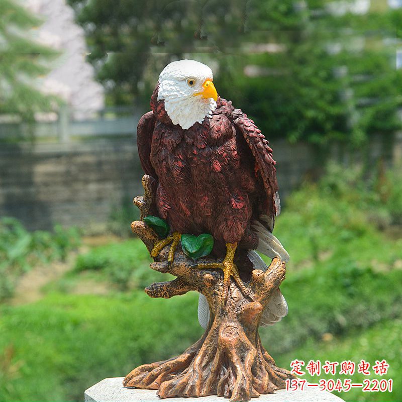 河南金羽老鹰玻璃钢雕塑