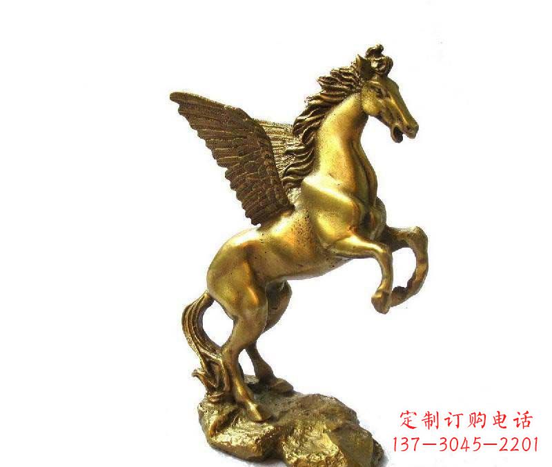 河南公园飞马动物铜雕