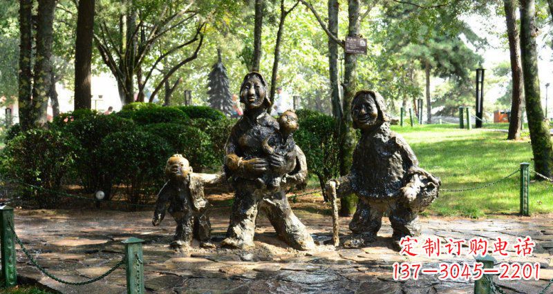河南中领雕塑 小孩铜雕定制
