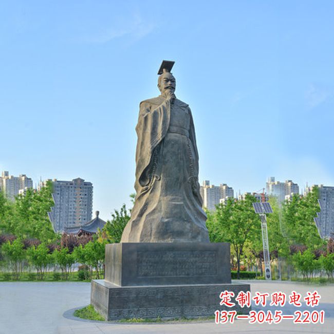 河南荣耀隋文帝 杨坚青石雕塑