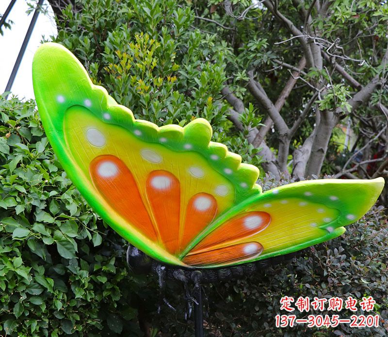 河南玻璃钢仿真蝴蝶雕塑