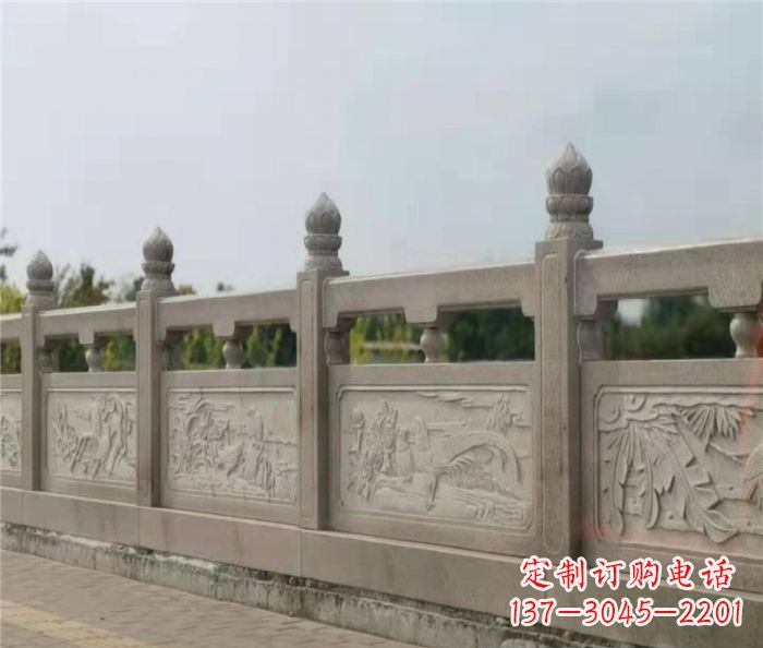 河南泰山大理石浮雕栏板雕塑