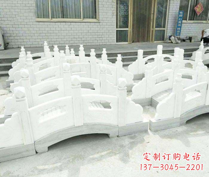 河南专业定制大理石拱桥雕塑