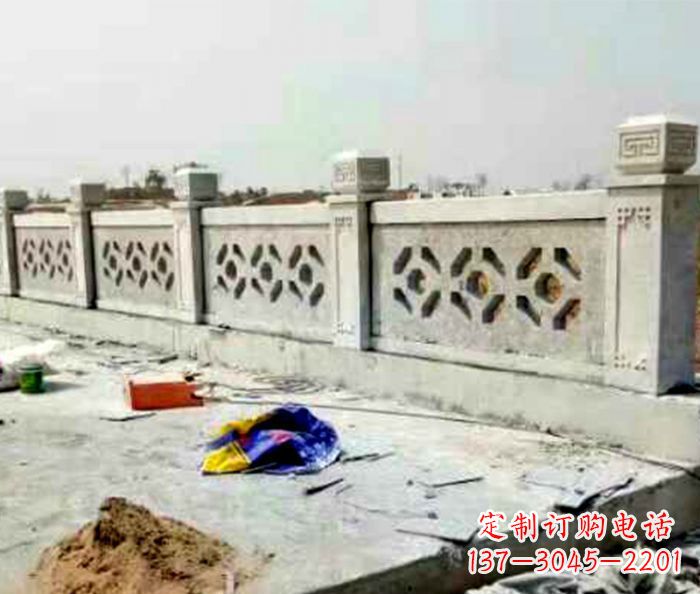 河南公园大理石栏板石雕