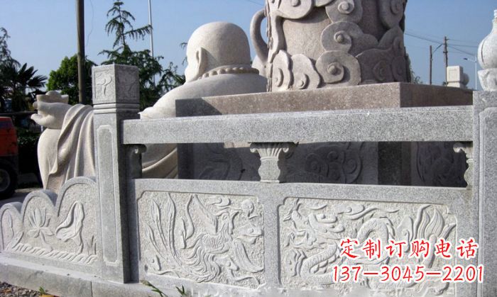河南公园景观大理石栏板石雕