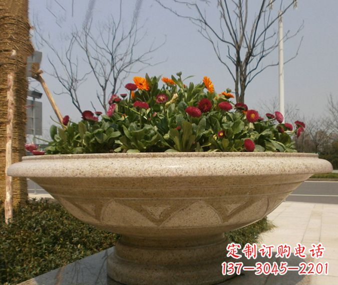 河南中领雕塑花盆石雕