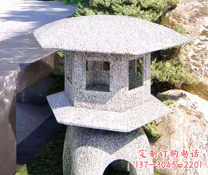 河南石头雕塑灯——点亮公园之美