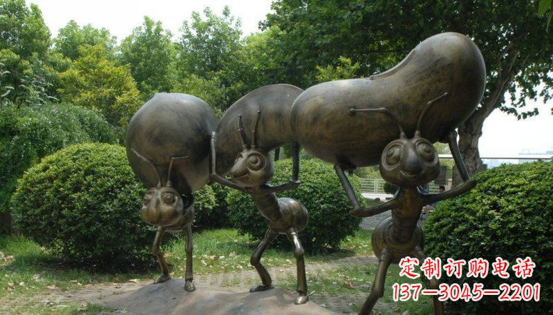 河南精美蚂蚁铜雕塑