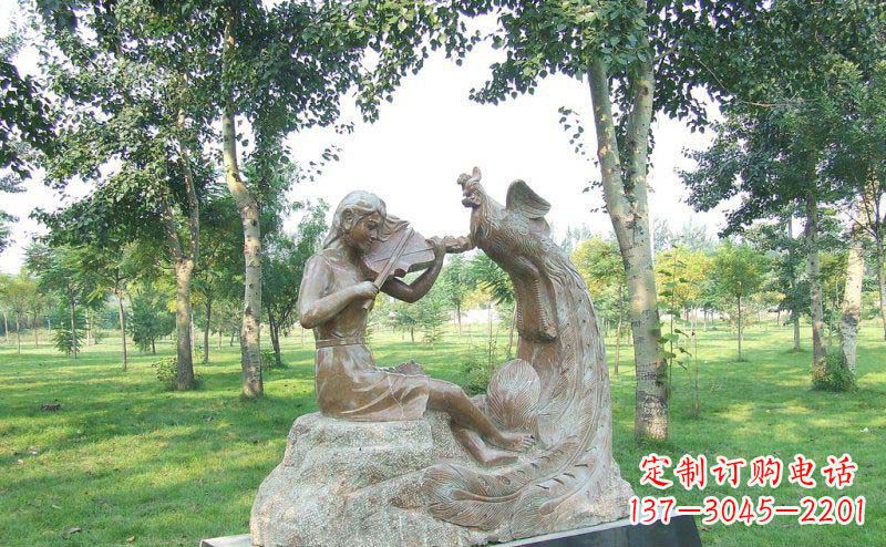 河南艺术精美的凤凰雕塑