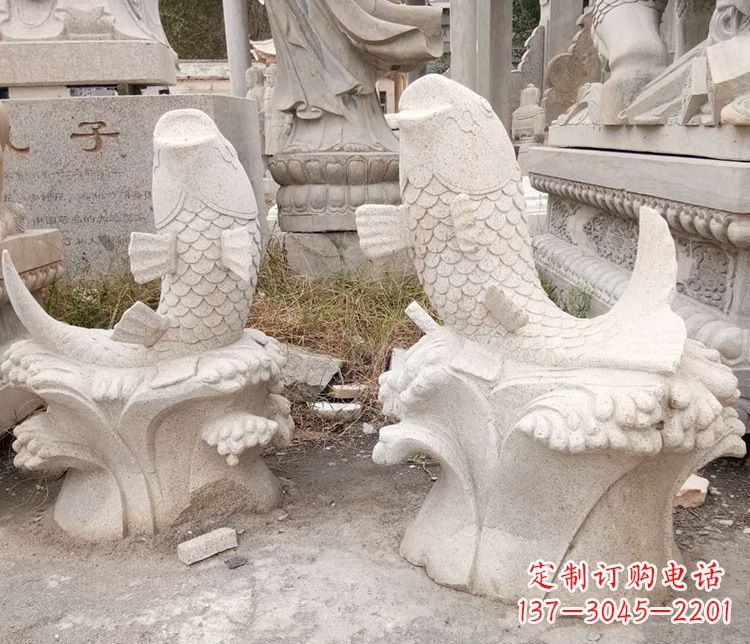 河南鲤鱼雕塑定制