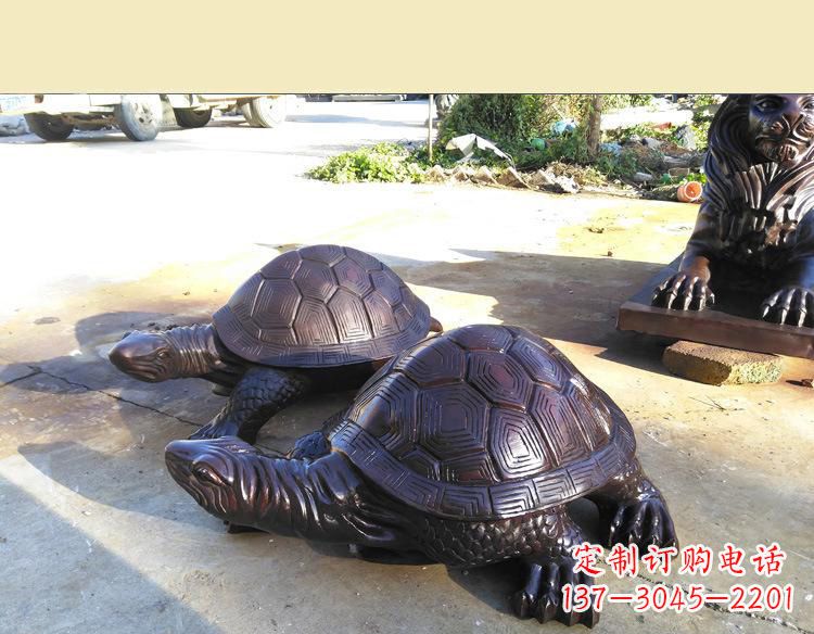 河南温情乌龟铜雕