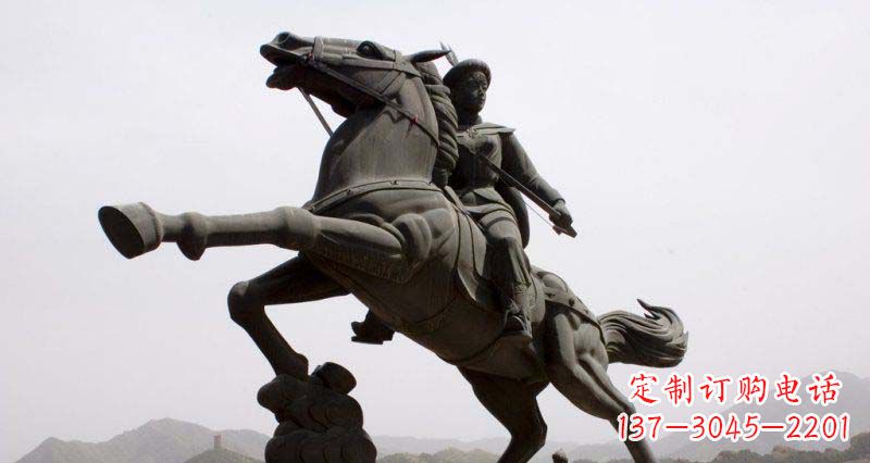 河南西方风格骑马雕塑