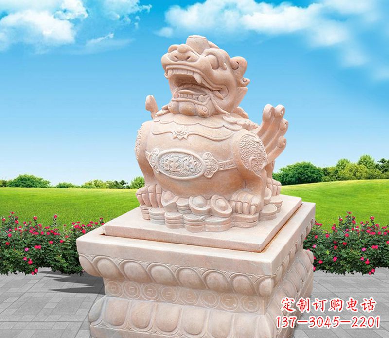 河南财神貔貅雕塑