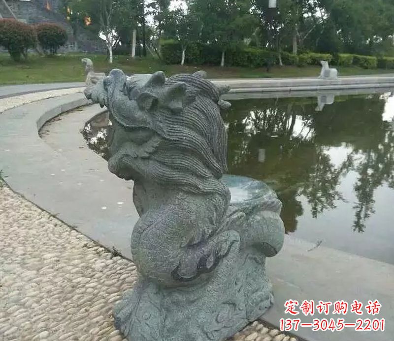 河南中国十二生肖石雕