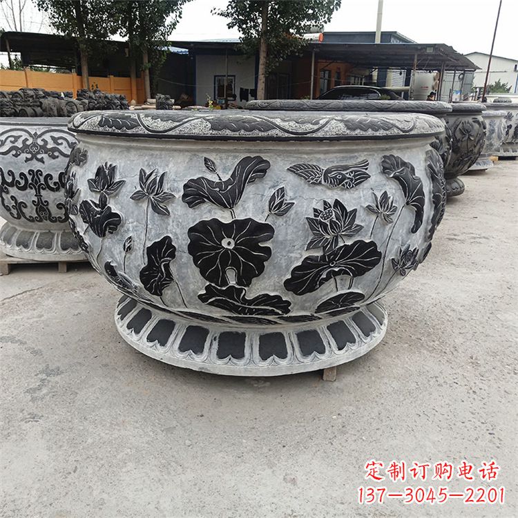 河南精美石雕水缸——雕刻您的艺术一生