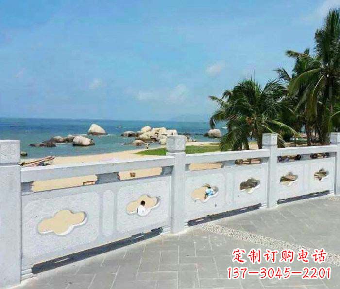 河南公园石栏板大理石雕塑 (2)