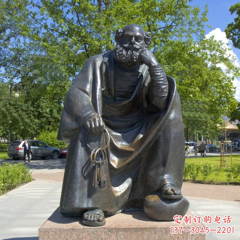 河南铸就传奇托尔斯泰雕塑