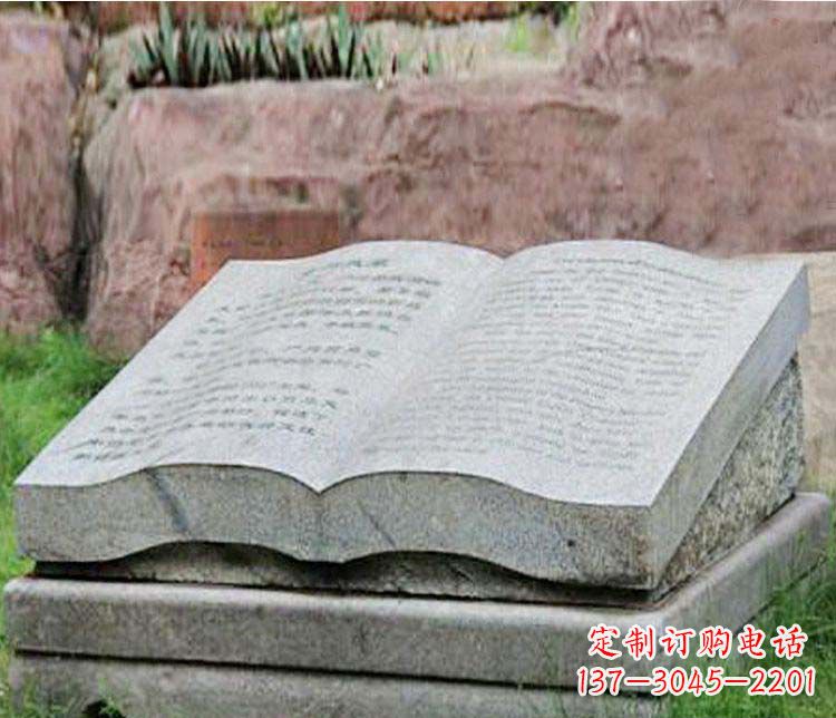 河南公园书籍园林景观石雕