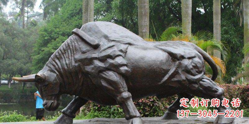 河南拓荒牛精美铜雕