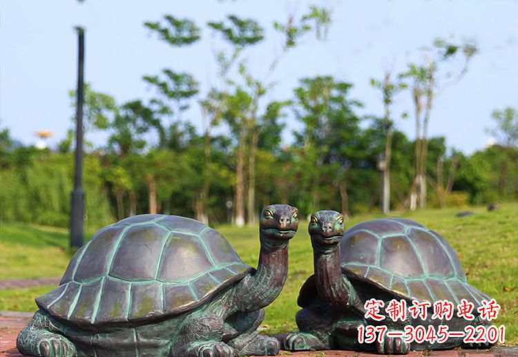 河南公园乌龟铜雕