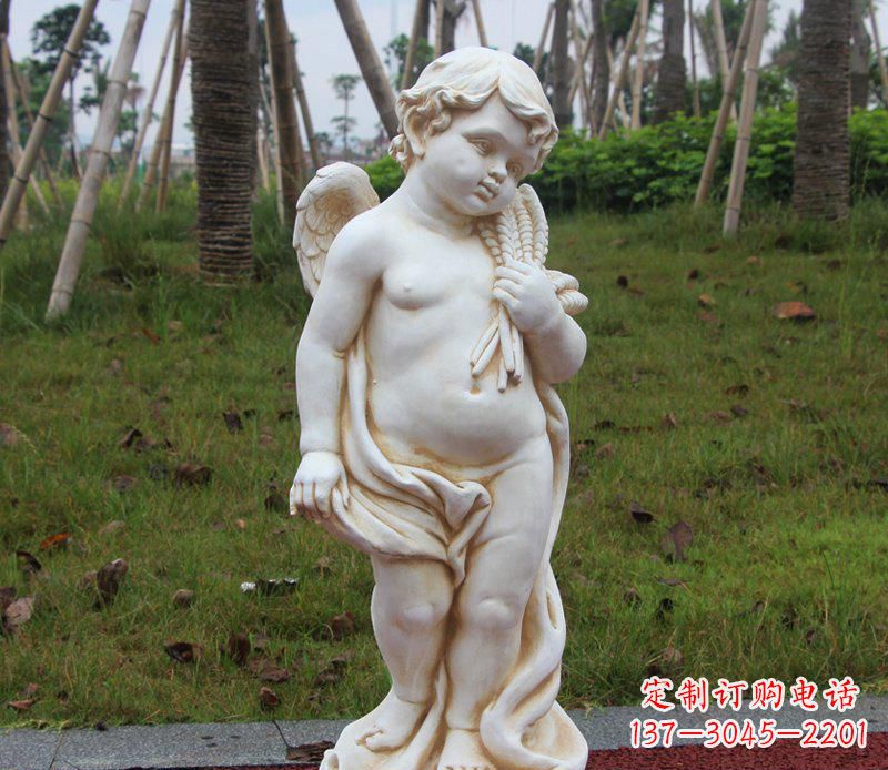河南公园西方小天使雕塑