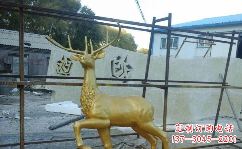 河南室内外羚羊铜雕艺术品