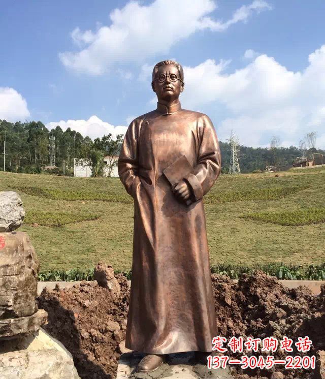 河南陶行知雕塑珍贵的纪念收藏品