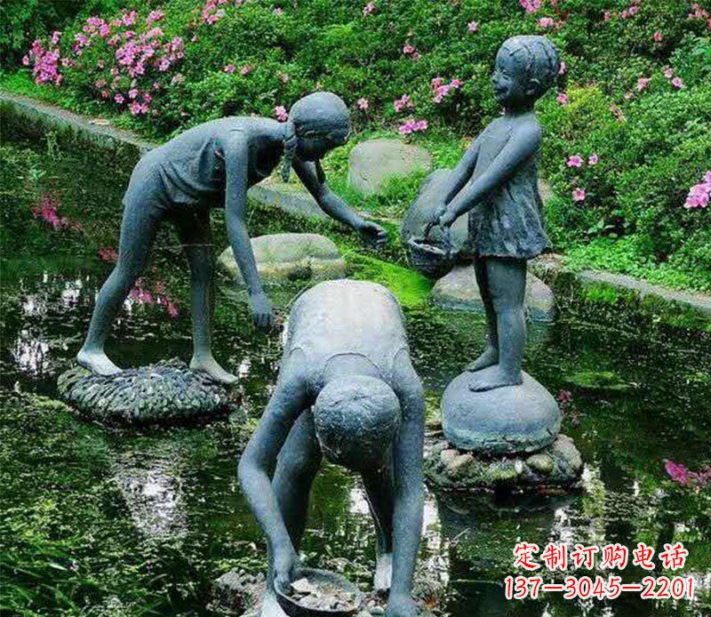 河南精美铜螃蟹雕塑
