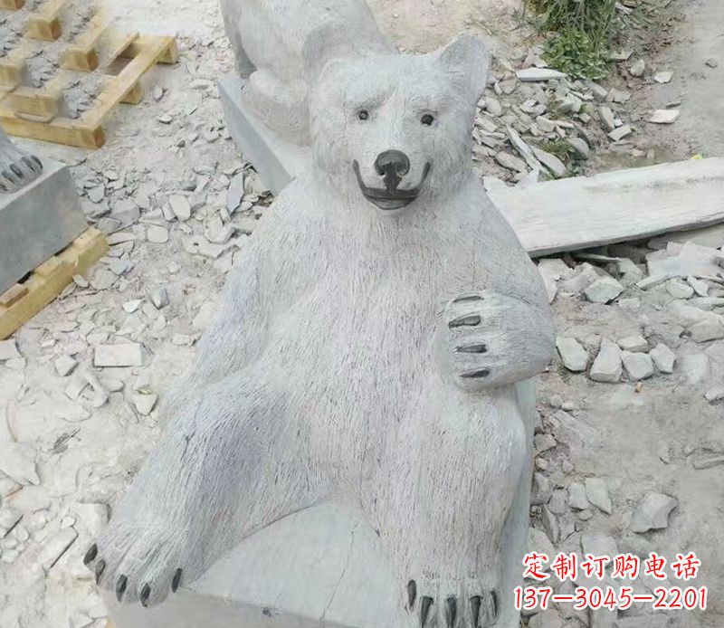河南狗熊石雕