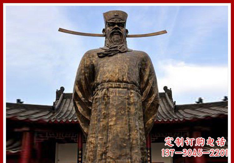 河南古代历史人物包拯官员铜雕