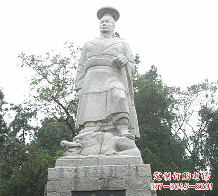 河南古代名人大禹石雕