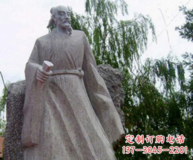 河南古代名人李白雕塑
