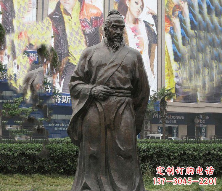 河南传承历史,激发灵感——李时珍铜雕