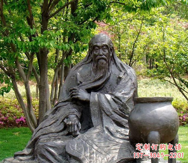 河南中领雕塑精美名人铜雕塑