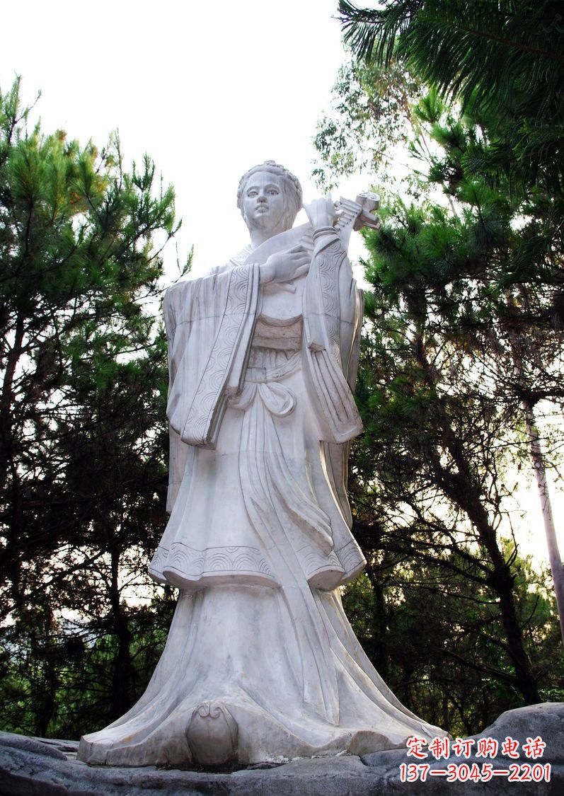 河南传承古代高贵,纪念王昭君石雕