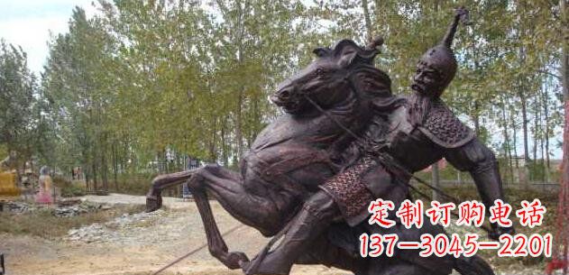 河南复古骑士马雕塑