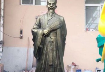 河南中领雕塑经典传承，诸葛亮铜雕！