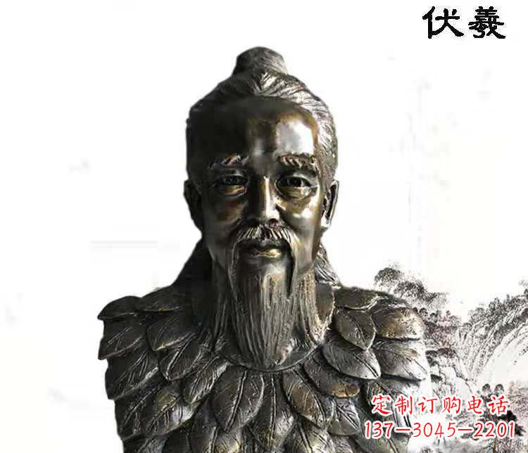 河南经典古神伏羲雕像,文化艺术绽放光芒