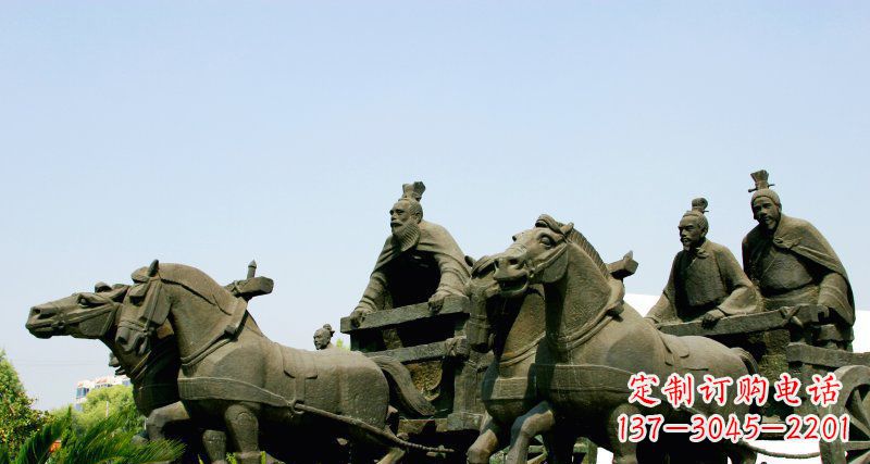 河南中领雕塑--尊贵马车雕塑