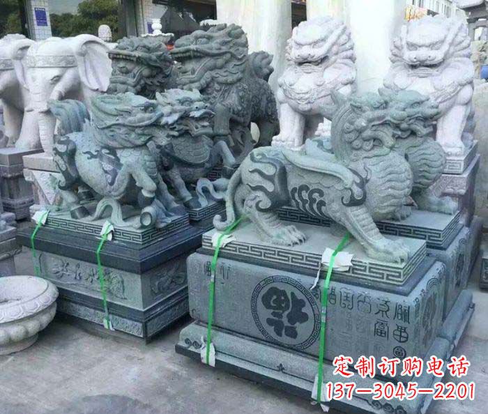 河南古典神秘貔貅雕塑