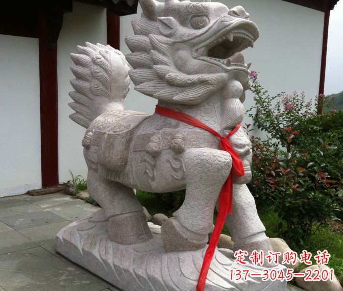河南古典神麒麟石雕,令人叹为观止的精美艺术